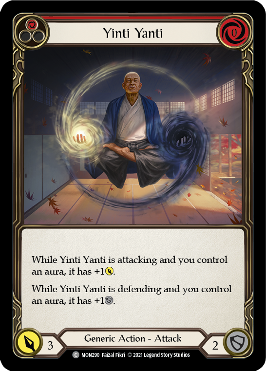 Yinti Yanti (Red) [MON290-RF] (Monarch)  1st Edition Rainbow Foil | Boutique FDB TCG