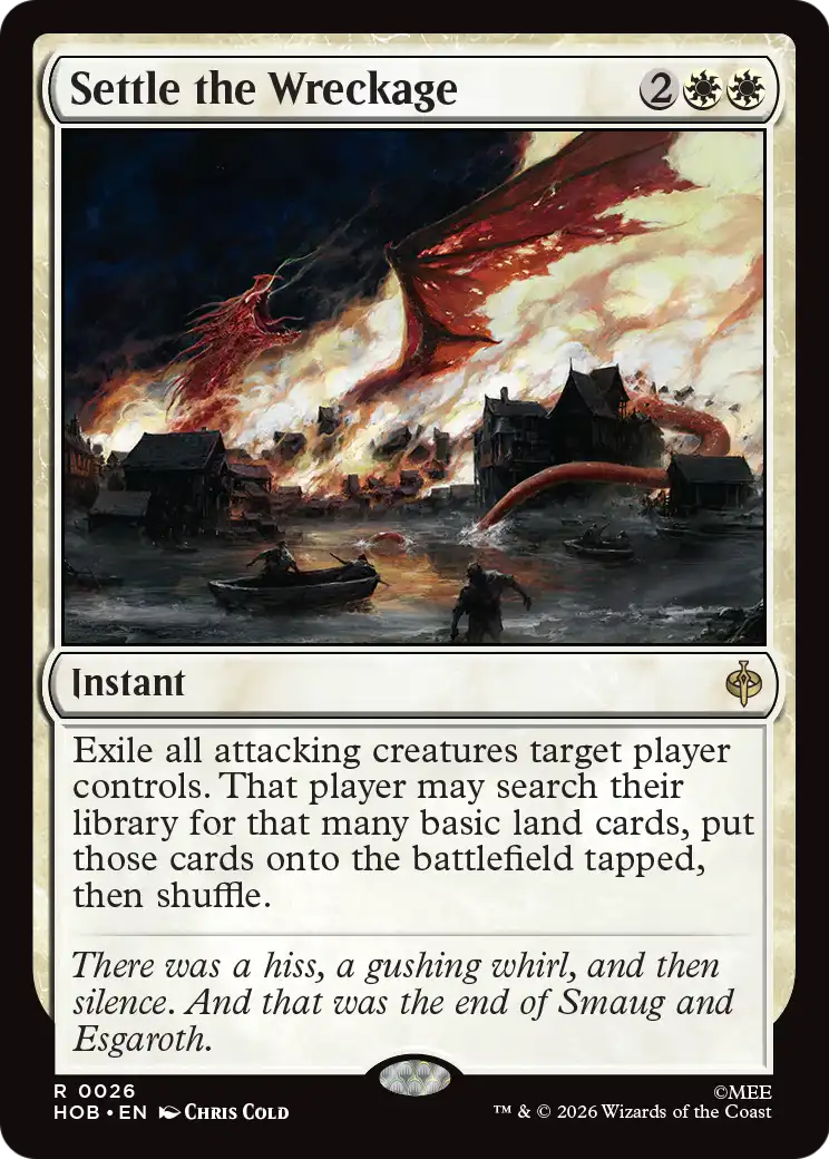 Settle the Wreckage [The Hobbit] | Boutique FDB TCG