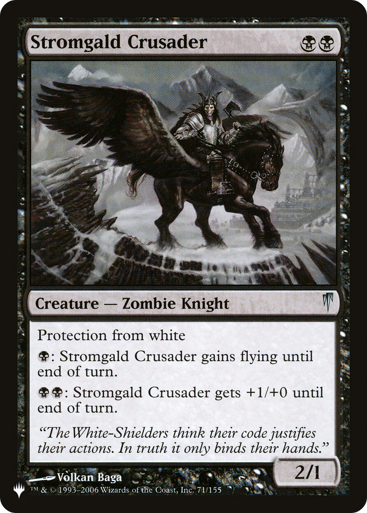 Stromgald Crusader [The List Reprints] | Boutique FDB TCG