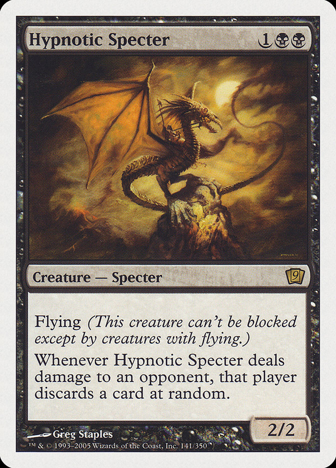 Hypnotic Specter (9th Edition) (Oversized) [Oversize Cards] | Boutique FDB TCG