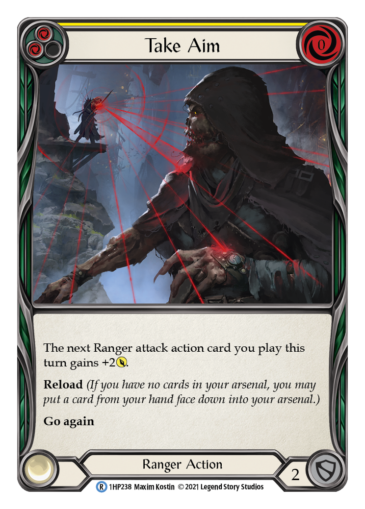 Take Aim (Yellow) [1HP238] (History Pack 1) | Boutique FDB TCG