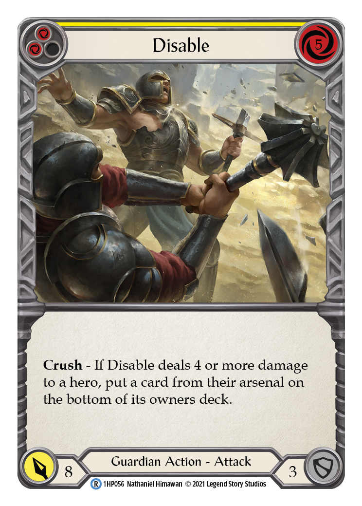 Disable (Yellow) [1HP056] (History Pack 1) | Boutique FDB TCG