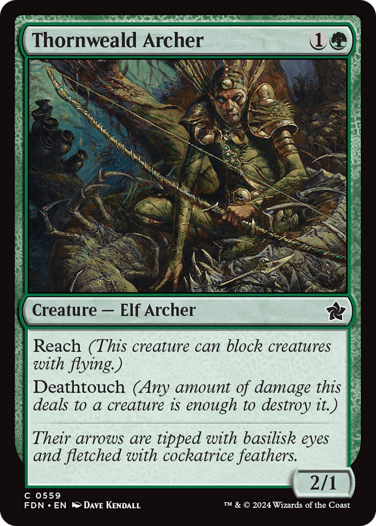 Thornweald Archer [Foundations] | Boutique FDB TCG