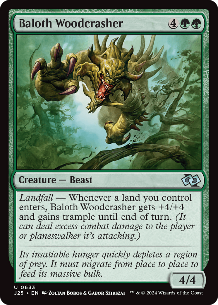 Baloth Woodcrasher [Foundations Jumpstart] | Boutique FDB TCG