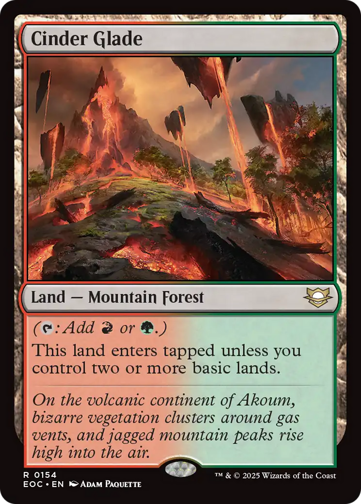 Cinder Glade [Edge of Eternities Commander] | Boutique FDB TCG
