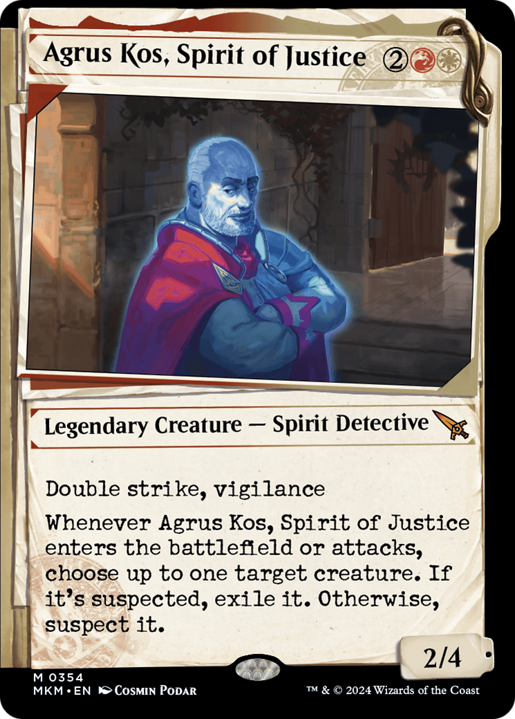 Agrus Kos, Spirit of Justice (Showcase) [Murders at Karlov Manor] | Boutique FDB TCG