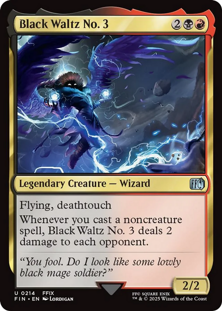Black Waltz No. 3 [FINAL FANTASY] | Boutique FDB TCG