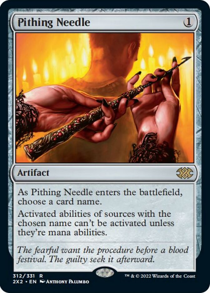 Pithing Needle [Double Masters 2022] | Boutique FDB TCG