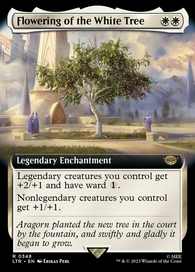 Flowering of the White Tree (Extended Art) [The Lord of the Rings: Tales of Middle-Earth] | Boutique FDB TCG