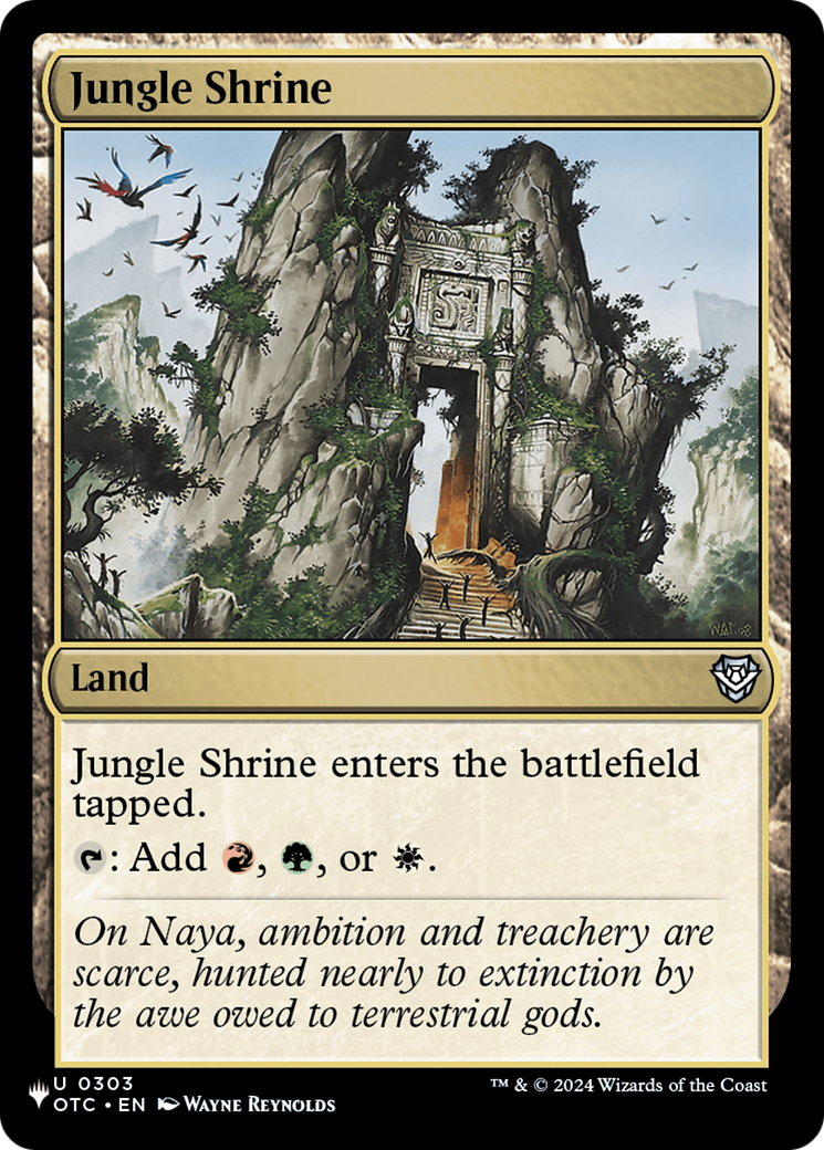 Jungle Shrine (OTC) [The List] | Boutique FDB TCG