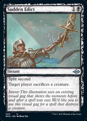 Sudden Edict (Sketch) [Modern Horizons 2] | Boutique FDB TCG