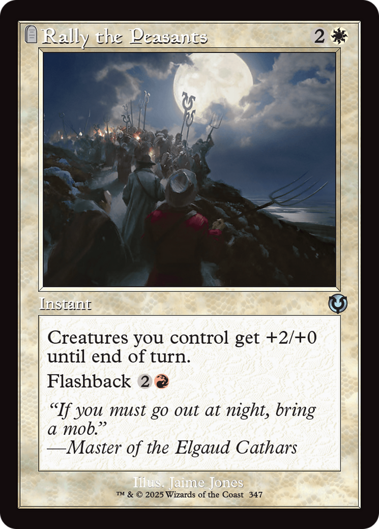 Rally the Peasants (Retro Frame) [Innistrad Remastered] | Boutique FDB TCG