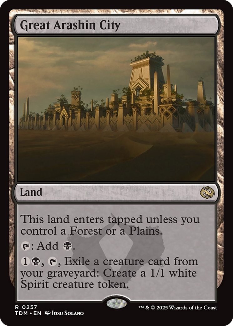 Great Arashin City [Tarkir: Dragonstorm] | Boutique FDB TCG