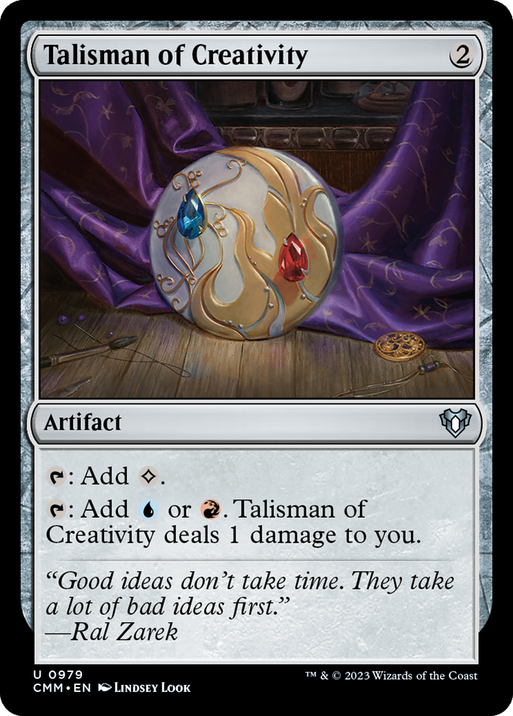 Talisman of Creativity [Commander Masters] | Boutique FDB TCG