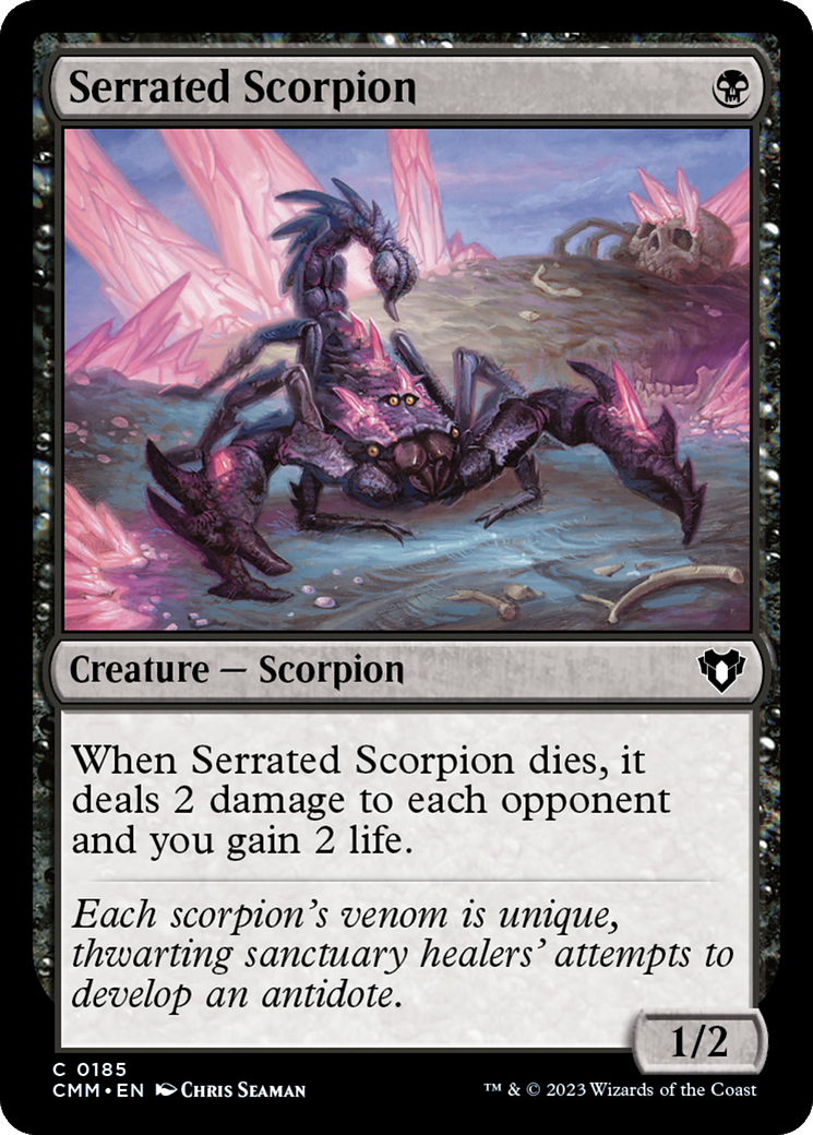 Serrated Scorpion [Commander Masters] | Boutique FDB TCG