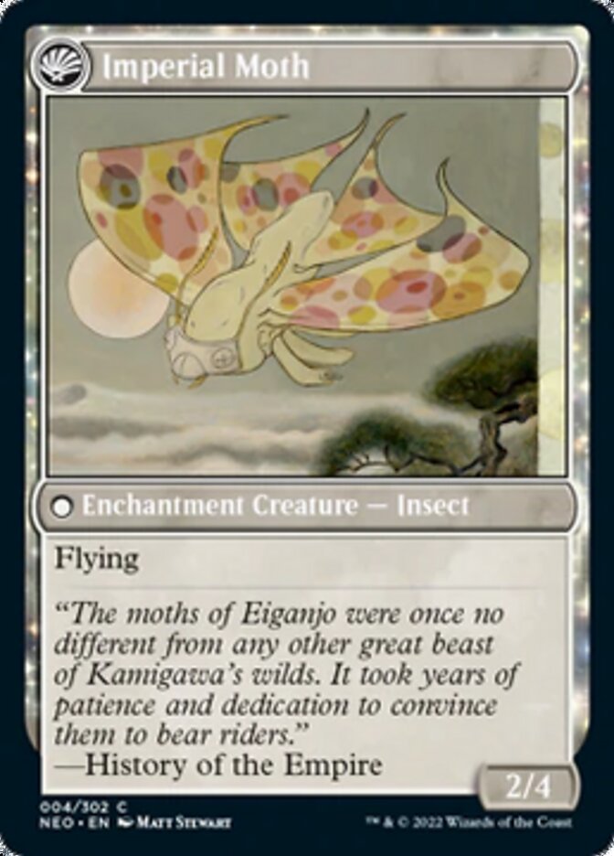 Befriending the Moths // Imperial Moth [Kamigawa: Neon Dynasty] | Boutique FDB TCG