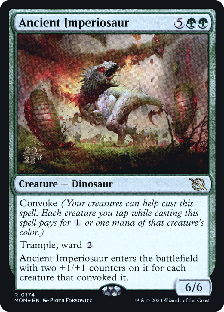 Ancient Imperiosaur [March of the Machine Prerelease Promos] | Boutique FDB TCG