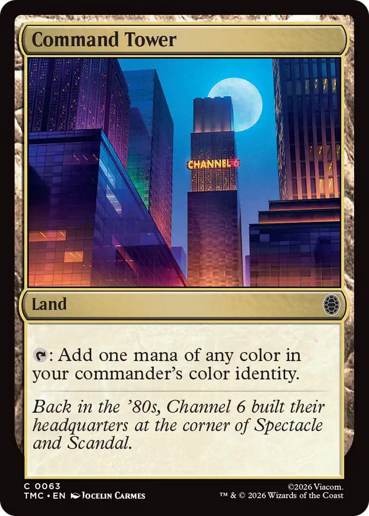 Command Tower [Teenage Mutant Ninja Turtles Commander] | Boutique FDB TCG