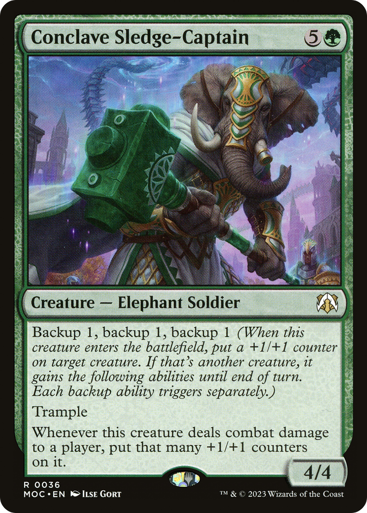 Conclave Sledge-Captain [March of the Machine Commander] | Boutique FDB TCG