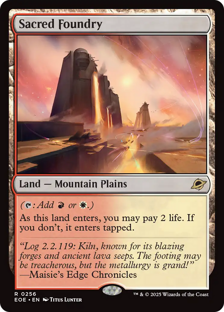 Sacred Foundry [Edge of Eternities] | Boutique FDB TCG