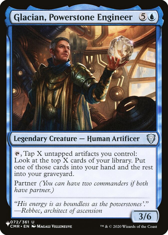 Glacian, Powerstone Engineer [The List] | Boutique FDB TCG