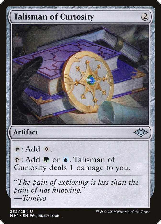 Talisman of Curiosity [Modern Horizons] | Boutique FDB TCG