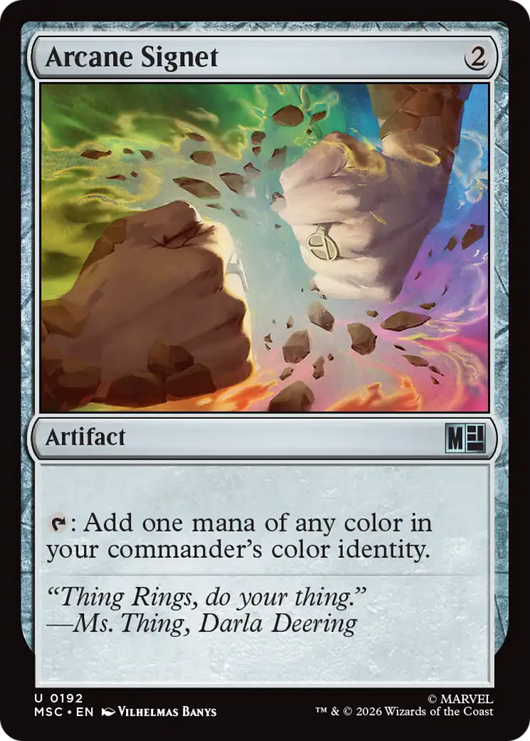 Arcane Signet (0192) [Marvel Super Heroes Commander] | Boutique FDB TCG
