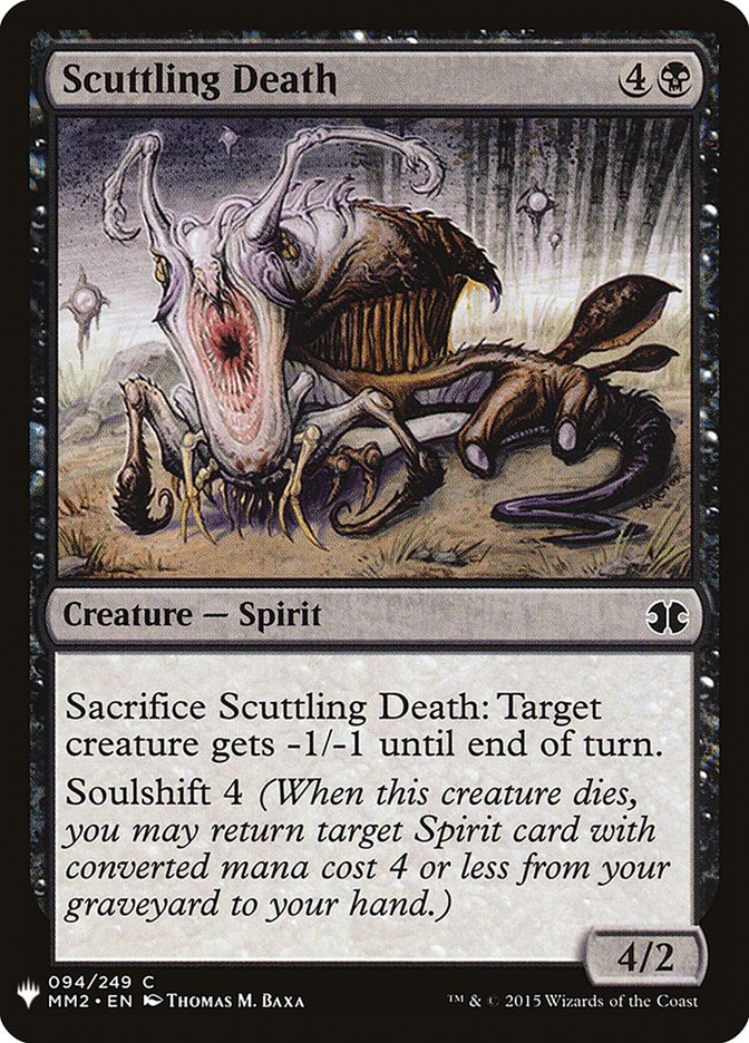 Scuttling Death [Mystery Booster] | Boutique FDB TCG