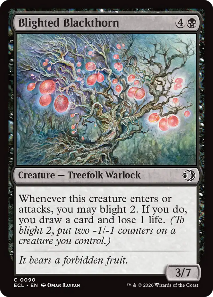 Blighted Blackthorn [Lorwyn Eclipsed] | Boutique FDB TCG