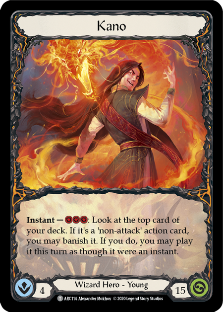 Kano // Viserai, Rune Blood [U-ARC114 // U-ARC075] (Arcane Rising Unlimited) | Boutique FDB TCG
