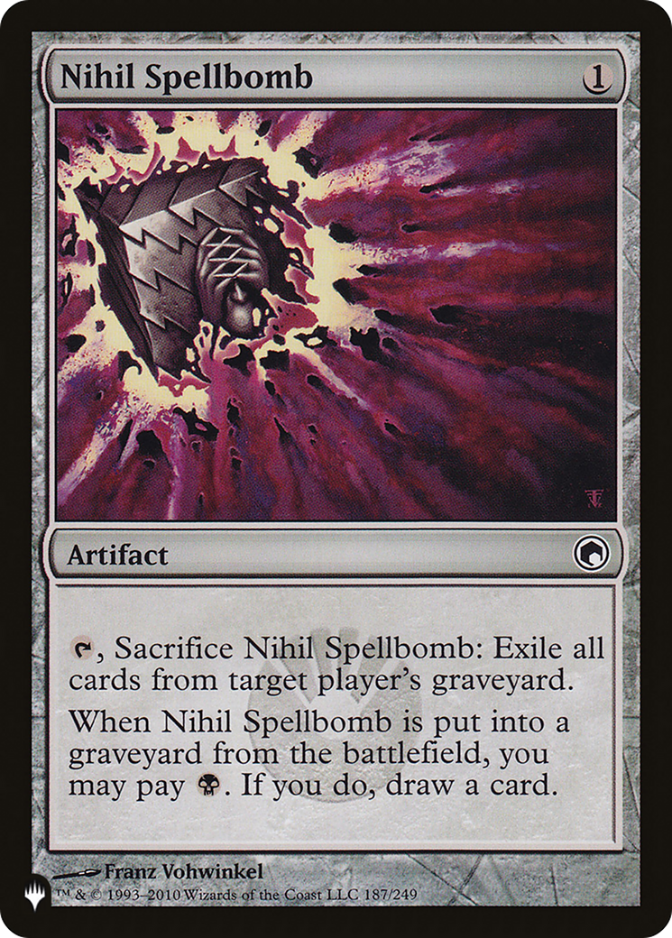 Nihil Spellbomb [The List] | Boutique FDB TCG