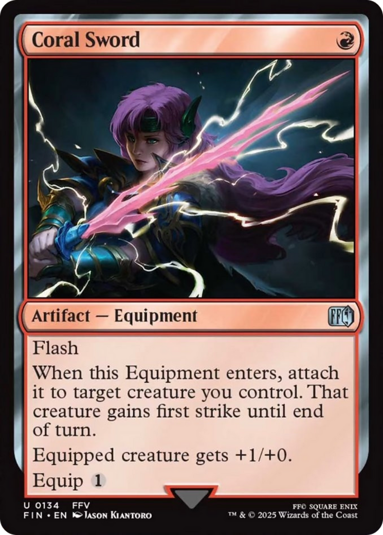 Coral Sword [FINAL FANTASY] | Boutique FDB TCG