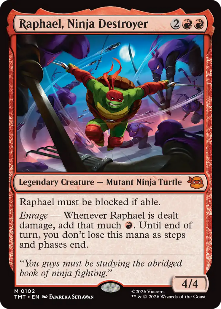 Raphael, Ninja Destroyer [Teenage Mutant Ninja Turtles] | Boutique FDB TCG