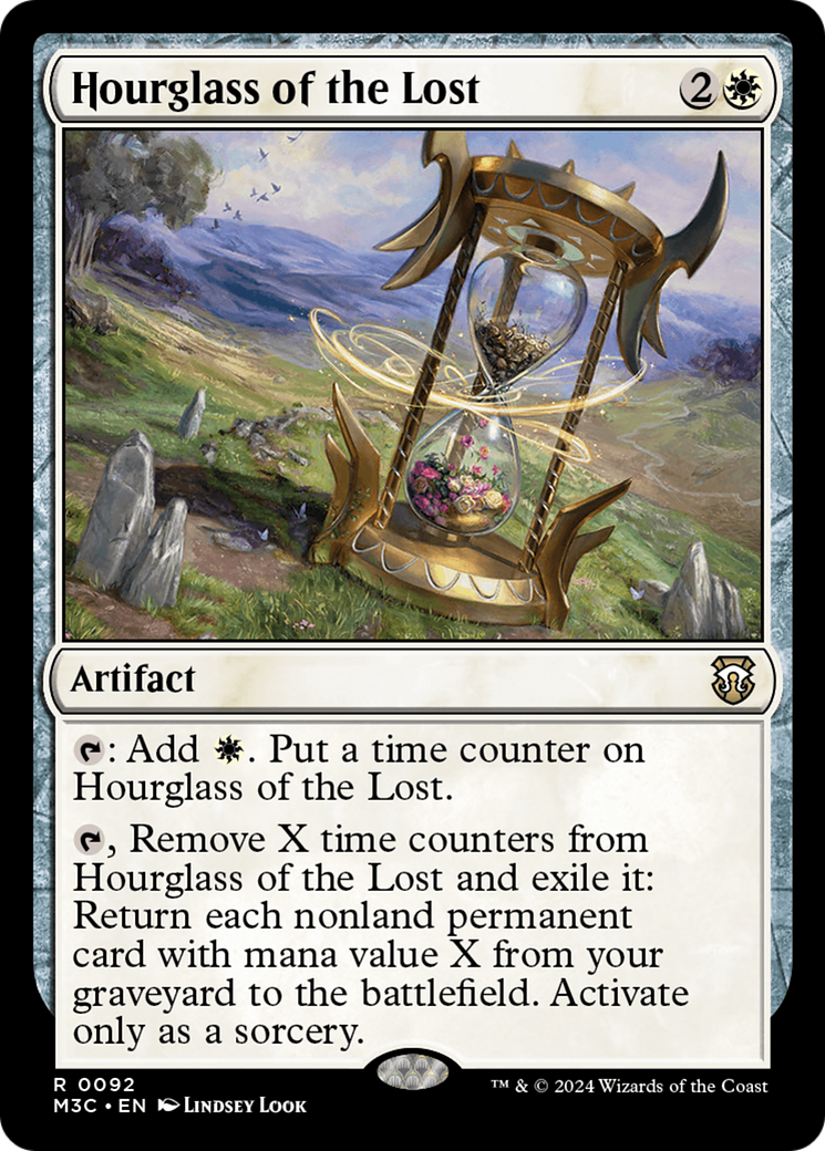 Hourglass of the Lost (Ripple Foil) [Modern Horizons 3 Commander] | Boutique FDB TCG