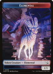 Elemental (09) // Spirit (13) Double-Sided Token [March of the Machine Tokens] | Boutique FDB TCG