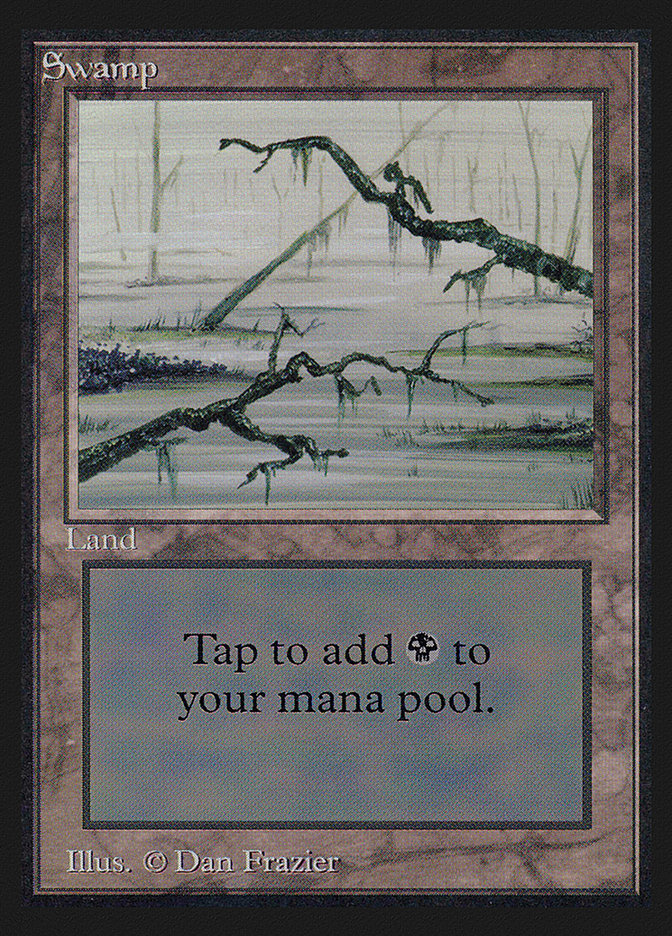 Swamp (Branches on Left and Right of Frame) [International Collectors' Edition] | Boutique FDB TCG