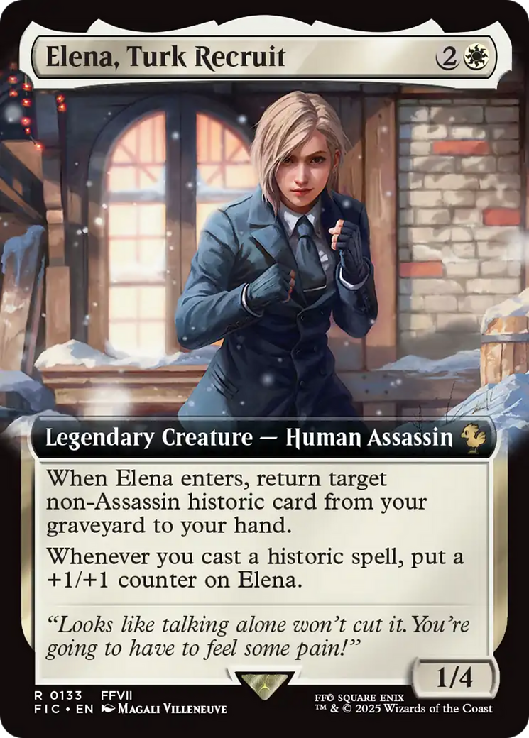 Elena, Turk Recruit (Extended Art) [FINAL FANTASY Commander] | Boutique FDB TCG