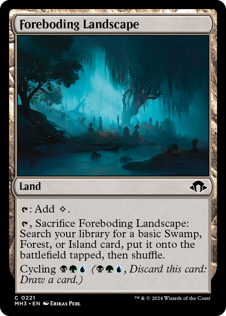 Foreboding Landscape [Modern Horizons 3] | Boutique FDB TCG