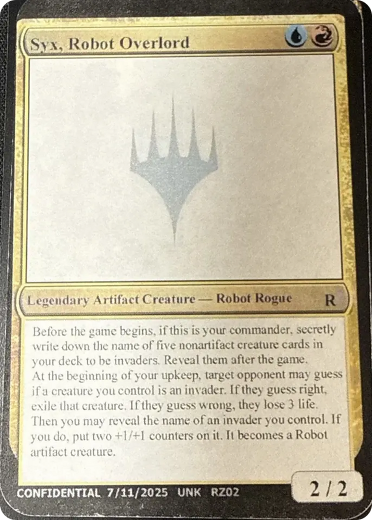 Syx, Robot Overlord [Unknown Event] | Boutique FDB TCG