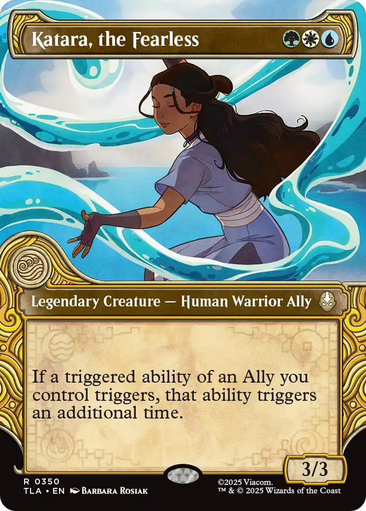 Katara, the Fearless (Showcase) [Avatar: The Last Airbender] | Boutique FDB TCG