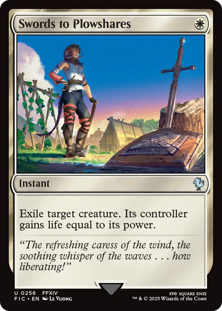 Swords to Plowshares [FINAL FANTASY Commander] | Boutique FDB TCG