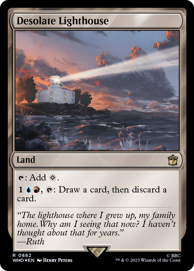 Desolate Lighthouse (Surge Foil) [Doctor Who] | Boutique FDB TCG