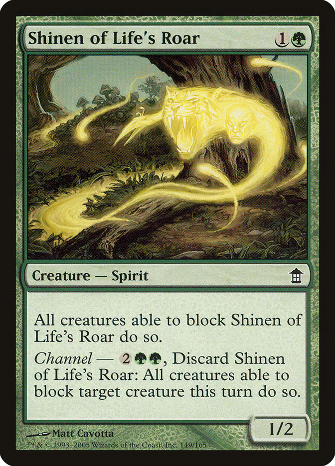 Shinen of Life's Roar [Saviors of Kamigawa] | Boutique FDB TCG