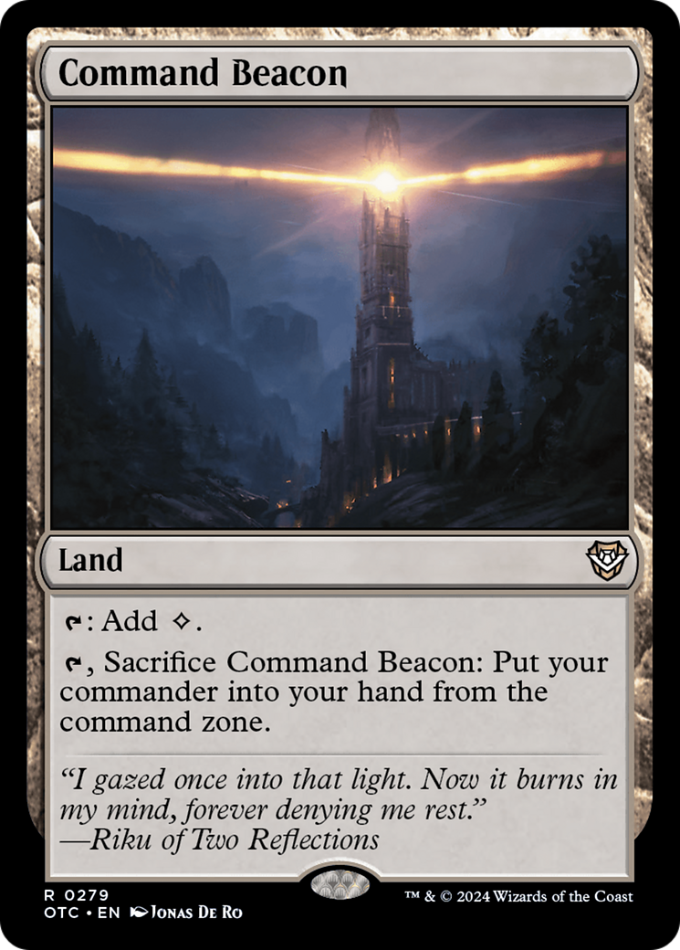 Command Beacon [Outlaws of Thunder Junction Commander] | Boutique FDB TCG