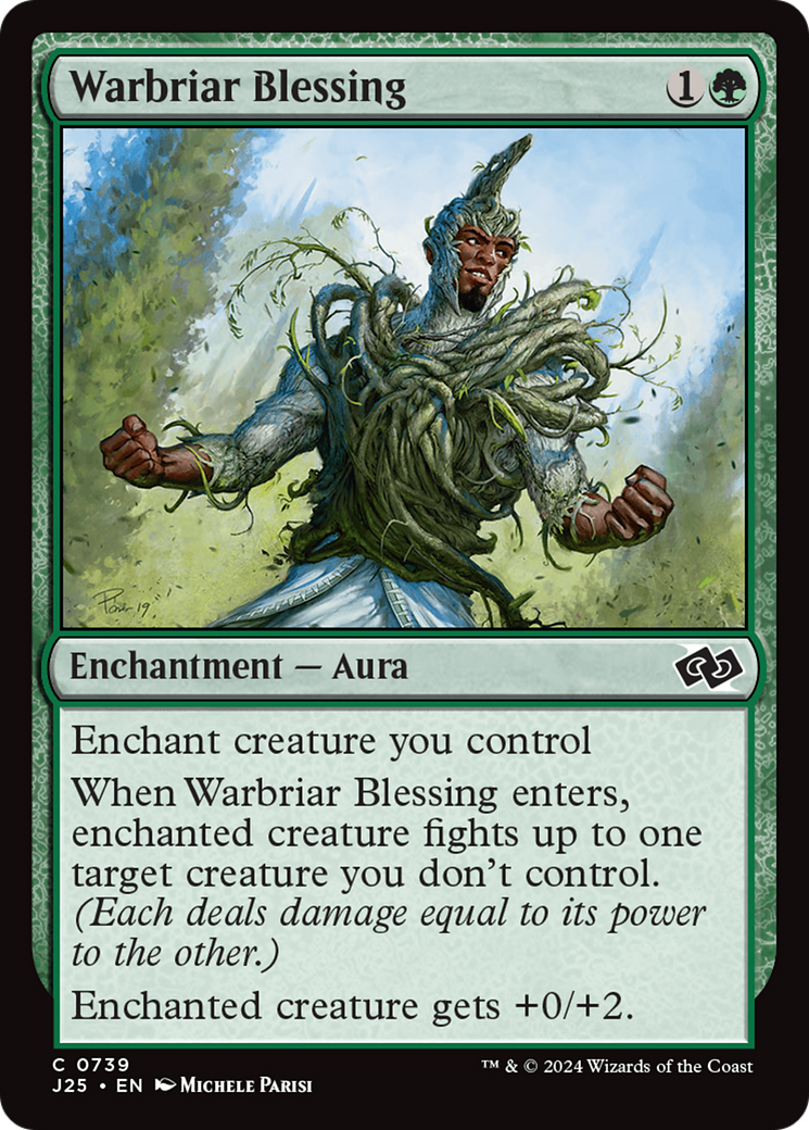 Warbriar Blessing [Foundations Jumpstart] | Boutique FDB TCG