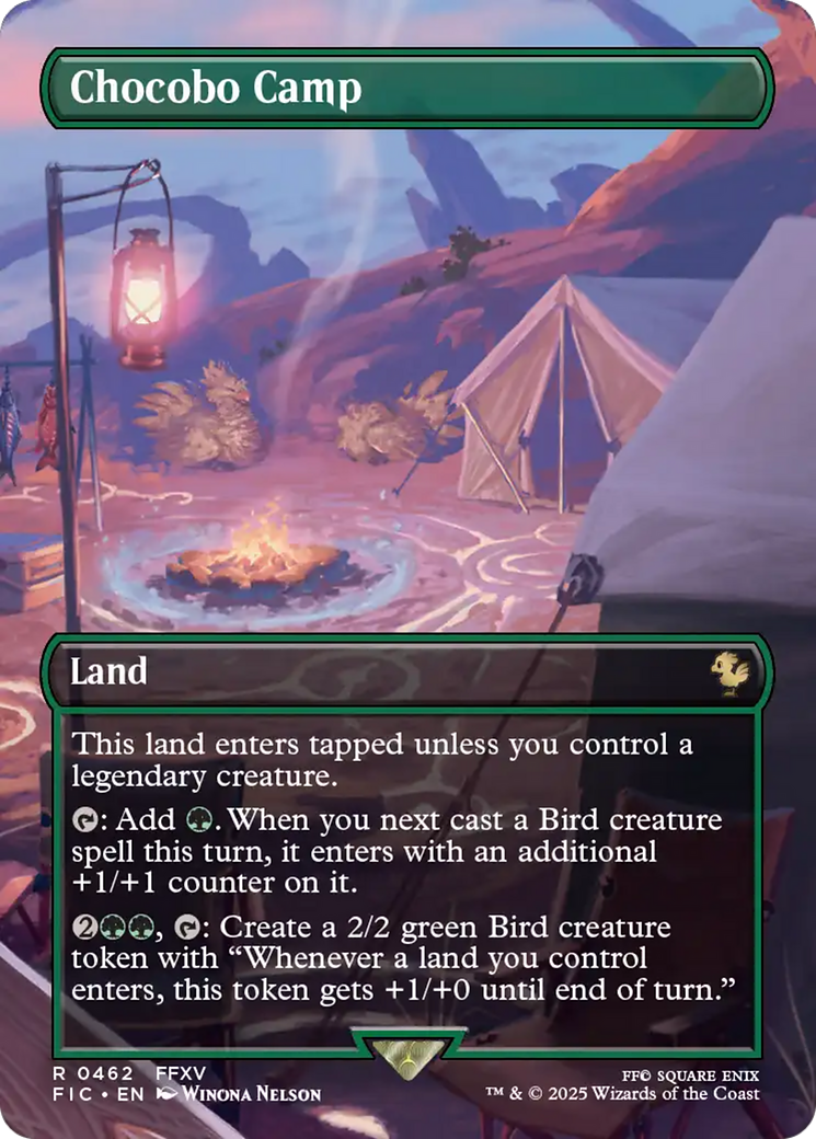 Chocobo Camp (Borderless) [FINAL FANTASY Commander] | Boutique FDB TCG