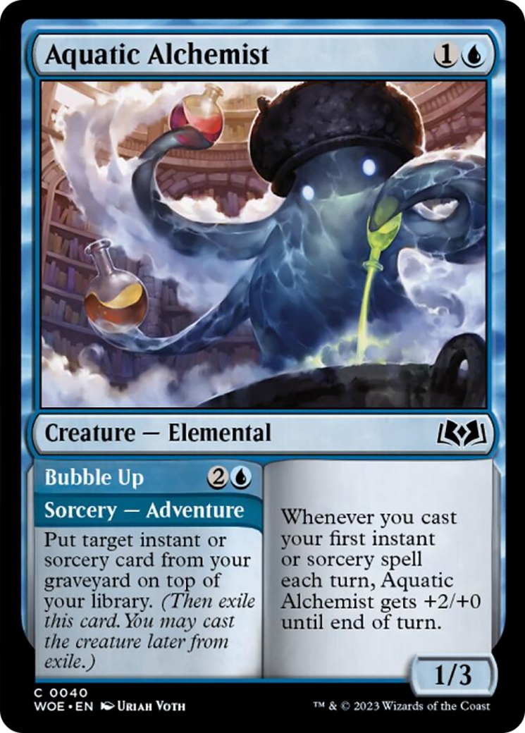 Aquatic Alchemist // Bubble Up [Wilds of Eldraine] | Boutique FDB TCG