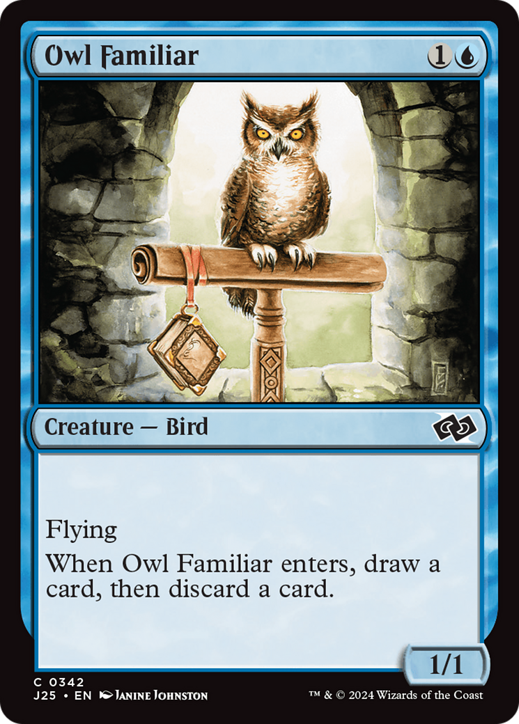 Owl Familiar [Foundations Jumpstart] | Boutique FDB TCG