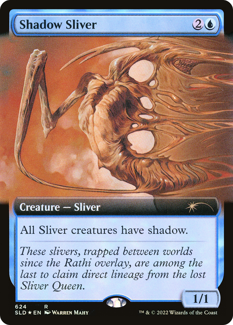 Shadow Sliver (Extended Art) [Secret Lair Drop Promos] | Boutique FDB TCG