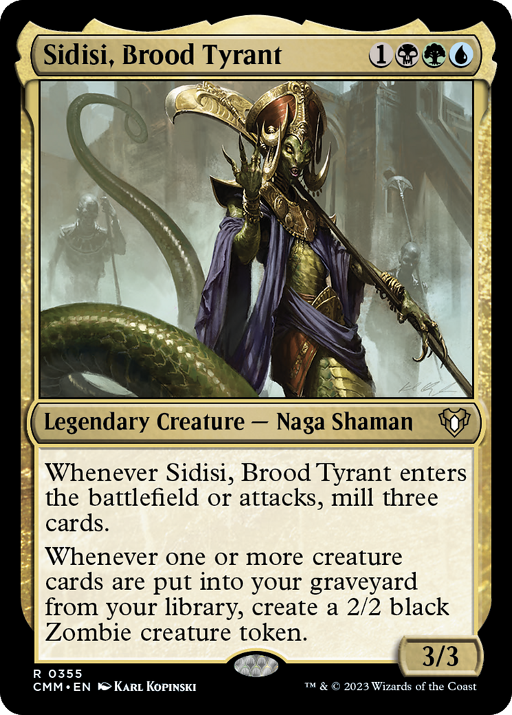 Sidisi, Brood Tyrant [Commander Masters] | Boutique FDB TCG